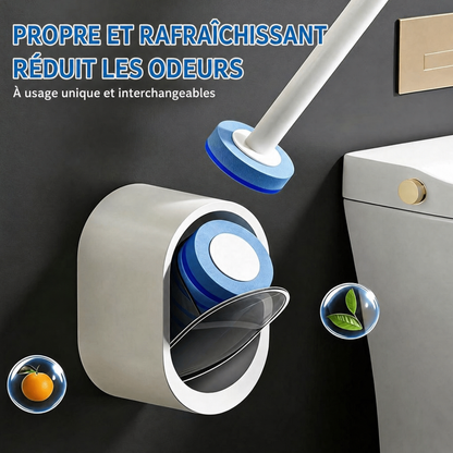 Heroza™ – Brosse WC à Tête Interchangeable V2