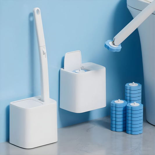Heroza brosse WC V1 avec support et têtes de rechange